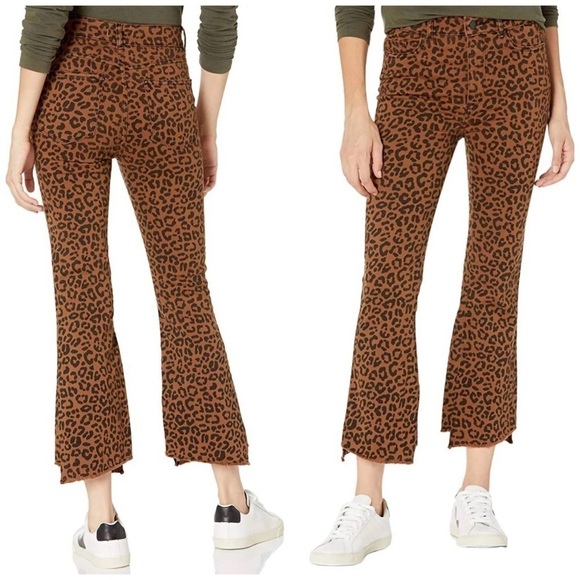 DL1961 Bridget Cropped High Rise Instasculpt Boot Jeans in Jaguar 27 - Picture 1 of 12